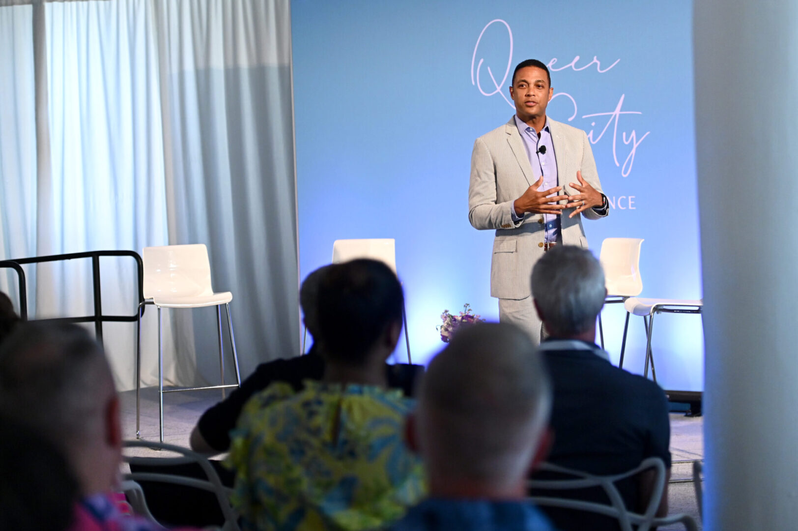 NEW YORK, NEW YORK - JUNE 27: CNN Anchor Don Lemon speaks during QUEER CITY: A CNN Experience on June 27, 2019 in New York City. 622001  (Photo by Mike Coppola/Getty Images for CNN)