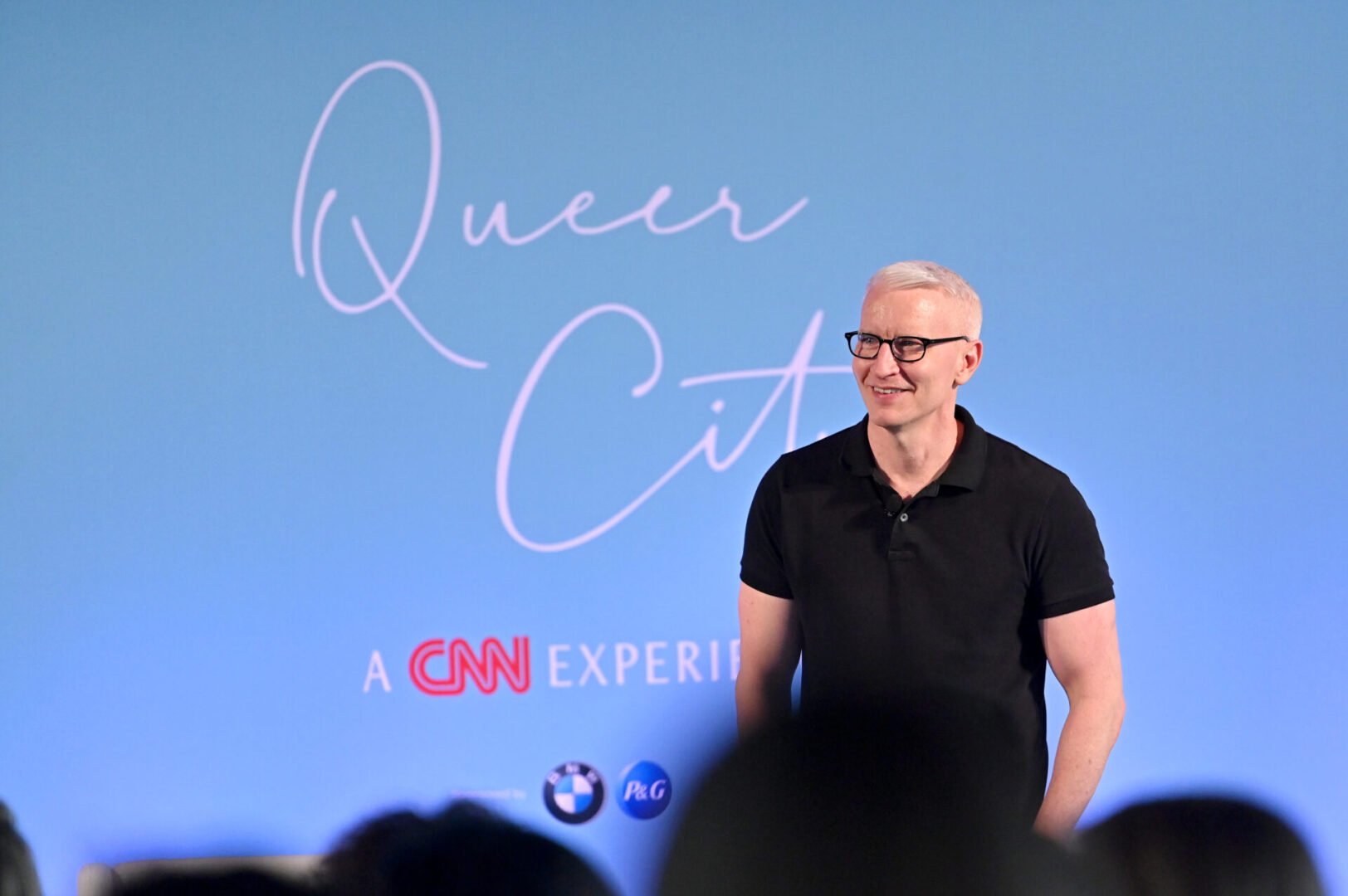 NEW YORK, NEW YORK - JUNE 27: CNN Anchor Anderson Cooper  speaks during QUEER CITY: A CNN Experience on June 27, 2019 in New York City. 622001  (Photo by Mike Coppola/Getty Images for CNN)