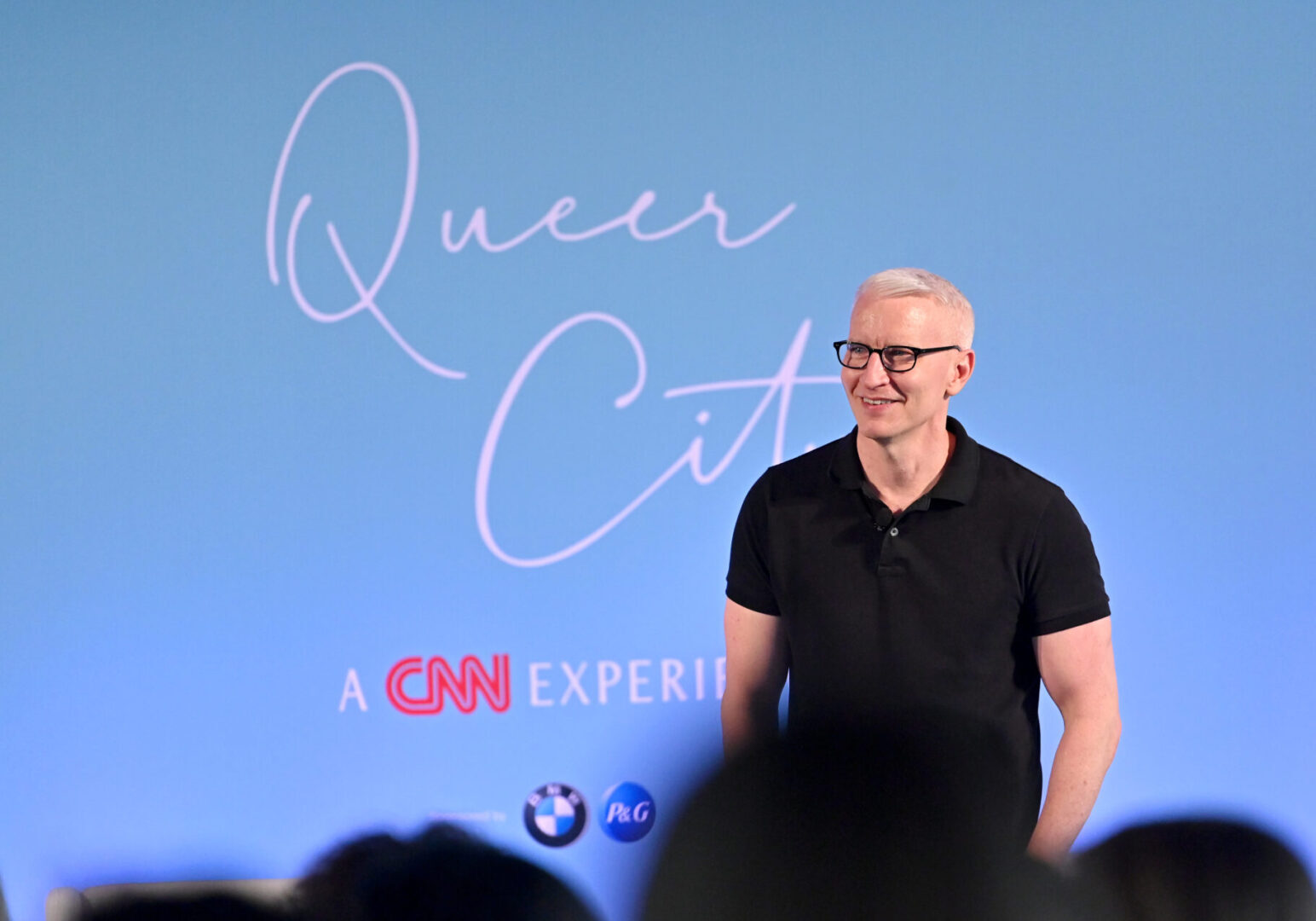 NEW YORK, NEW YORK - JUNE 27: CNN Anchor Anderson Cooper  speaks during QUEER CITY: A CNN Experience on June 27, 2019 in New York City. 622001  (Photo by Mike Coppola/Getty Images for CNN)